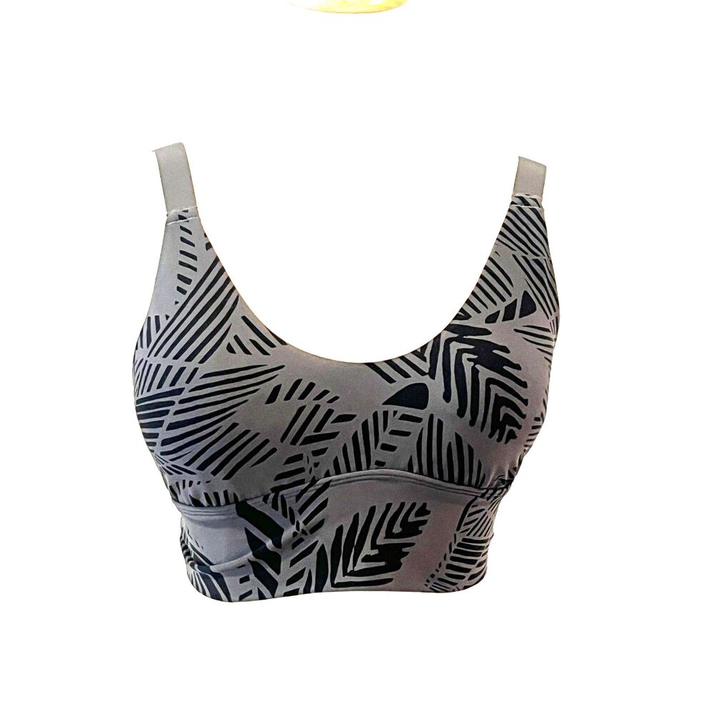 Aerie Grey Sports Bra Small Twist Back Active Athleisure Athletic Yoga Active - Picture 3 of 7